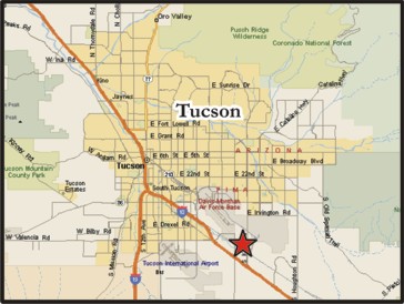 Tucson Port Authority-Local map